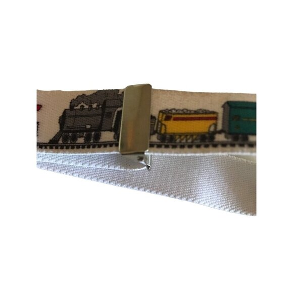 Boys Kids Train Elastic 1 Inch Adjustable Belt Train Buckle Multi Color - Picture 4 of 5